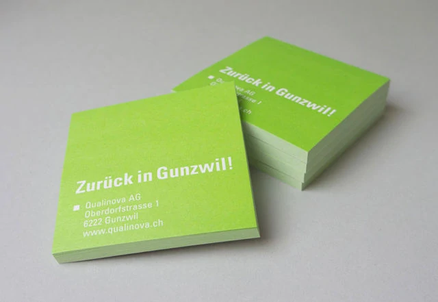 Post-It Haftnotizen bedruckt